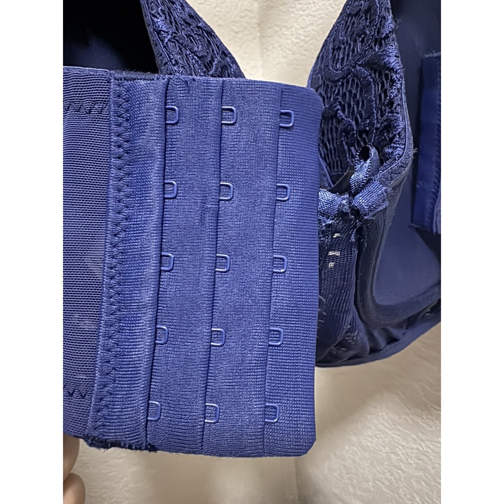 Adore Me Bra Azura Contour Longline Balconette Blue Lace 38G NWT - Picture 11 of 12